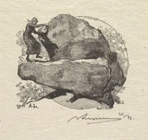 Fontainebleau Forest: The Trembling Rock (La Foret de Fontainebleau: La roche qui tremble)