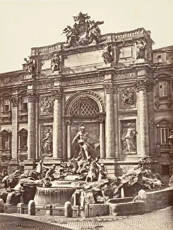 Constant Prints: Fontana di Trevi, 1848-52. Creator: Eugene Constant