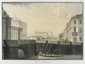 The Fontanka River near the Anichkov Bridge