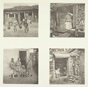 Collotype Gallery: Foochow Coolies; A Foochow Detective; The Chief of Thieves; Beggars Living in a Tour, c