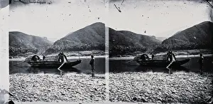 Stereoscopy Prints: Foochow, River Min, Fukien province, China, 1870/71 (1981). Creator: Unknown