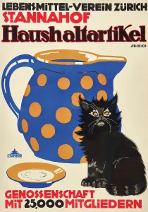 Schwitzerland Prints: Food Association Zurich St. Annahof Household goods