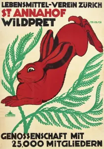 Schwitzerland Prints: Food Association Zurich St. Annahof Wildpret