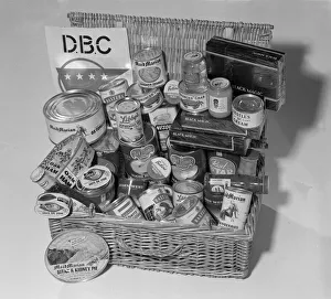 Hamper Prints: Food hamper, 1967. Artist: Michael Walters