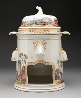 Food Warmer (Rechaud), Munich, c. 1760. Creator: Nymphenburg Porcelain Manufactory
