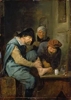 Patient Prints: The Foot Operation, c1636. Creator: Adriaen Brouwer