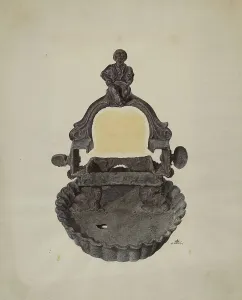 Atkinson Ralph Prints: Foot Scraper, 1939. Creator: Ralph Atkinson