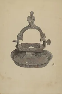 Atkinson Ralph Prints: Foot Scraper, c. 1938. Creator: Ralph Atkinson