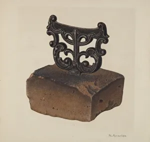 Amantea Nicholas Gallery: Foot Scraper, c. 1940. Creator: Nicholas Amantea