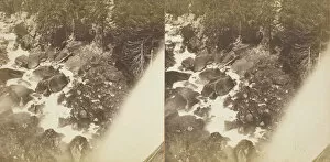Carleton Eugene Watkins Gallery: The Foot of the Vernal Fall, Yosemite, 1861 / 76. Creator: Carleton Emmons Watkins