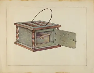 Phillips Lawrence Prints: Foot Warmer, 1935 / 1942. Creator: Lawrence Phillips