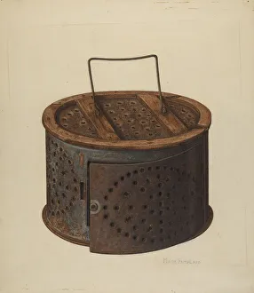Famularo Marie Prints: Foot Warmer, 1938. Creator: Marie Famularo