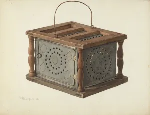 Buergerniss Carl Prints: Foot Warmer, 1939. Creator: Carl Buergerniss