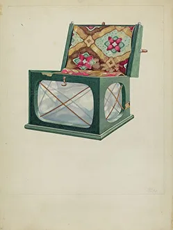 Materials Prints: Foot Warmer, c. 1936. Creator: Arthur Wegg