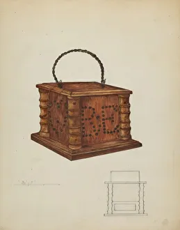 Portable Prints: Foot Warmer, c. 1937. Creator: Edith Miller