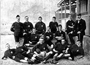 Winners Prints: Football at Gibraltar: 2nd Battalion East Lancashire Regiment