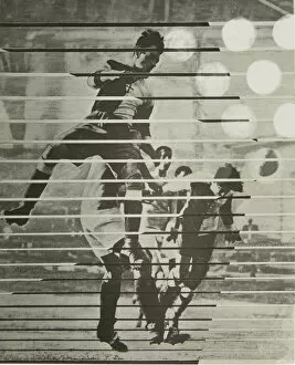 Constructivism Gallery: Footballer, 1926. Creator: Lissitzky, El (1890-1941)