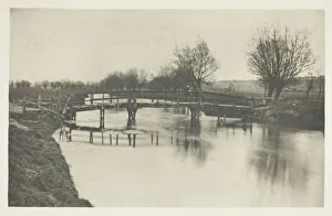 Edition 109 250 Prints: Footbridge Near Chestnut, 1880s. Creator: Peter Henry Emerson