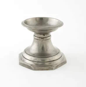 Octagonal Prints: Footed Salt Cellar with Octogonal Base, Angers, c. 1830. Creator: Louis Alegre