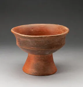 Beaker Prints: Footed Vessel, A. D. 200 / 700. Creator: Unknown