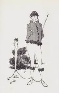 Aubrey Vincent Beardsley Gallery: A Footnote, 1896. Creator: Aubrey Beardsley