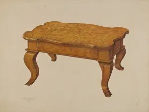 Albert Geuppert Prints: Footstool, 1939. Creator: Albert Geuppert