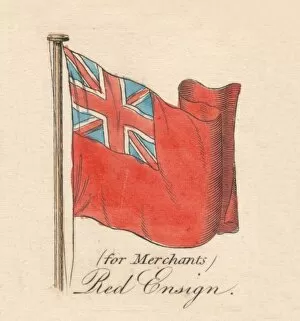Merchant Navy Gallery: (for Merchants) Red Ensign, 1838