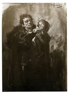 Images Dated 2nd May 2007: Forbes-Robertson as Hamlet, late 19th century.Artist: John Percival Gulich