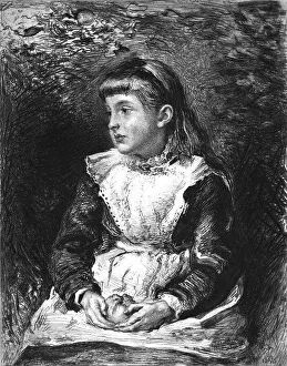 Forbidden Fruit, after John Everett Millais, Esq. R.A. c1880-83. Creator: Charles Waltner