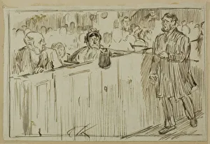 Keene Charles Samuel Prints: Force of Habit, 1870 / 91. Creator: Charles Samuel Keene