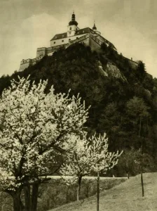 Blossom Prints: Forchtenstein Castle, Burgenland, Austria, c1935. Creator: Unknown