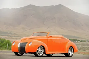 Ford Custom Orange Crush 1939. Artist: Simon Clay
