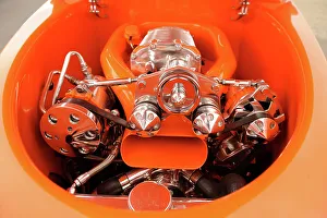 Ford Custom Orange Crush 1939. Artist: Simon Clay