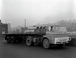 Rotherham Prints: Ford D Series tractor unit belonging to Mason Brothers of Rotherham, 1967. Artist
