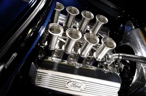 Ford f 100 custom truck 1956. Artist: Simon Clay