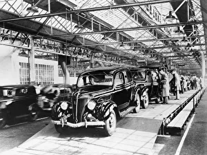 Production Line Prints: Ford factory, Dagenham, Essex, 1937