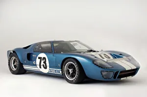 Ford Gt40 Daytona Prototype 1965 Prints: Ford GT40 Daytona prototype 1965. Artist: Simon Clay