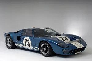 Ford Gt40 Daytona Prototype 1965 Prints: Ford GT40 Daytona prototype 1965. Artist: Simon Clay