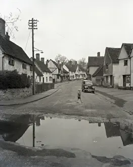 Ford Prints: The ford, Kersey, Suffolk, c1955. Creator: Arthur Charles Kirby Ware