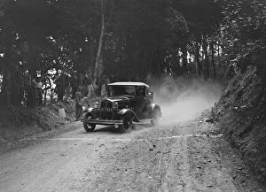 Exhaust Prints: Ford Model A taking part in a motoring trial, c1930s. Artist: Bill Brunell
