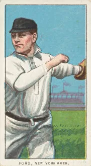 Baseball Player Gallery: Ford, New York, American League, from the White Border series (T206) for the American T
