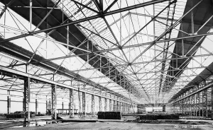 Enormous Prints: Ford plant during construction, Dagenham, Essex, 1930