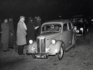 1948 Prints: Ford Prefect, 1948 Cats Eyes Rally. Creator: Unknown