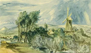 Ford Road and Rope Walk Showing the Windmill, near Folkestone, 1947 Ford Road and Rope Walk Showing the Windmill, near Folkestone, 1947