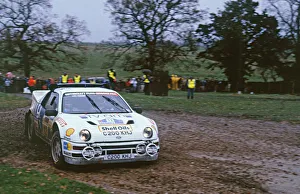Rally Prints: Ford RS200, Mark Lovell, 1986 RAC Rally. Creator: Unknown