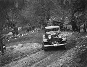 Hairpin Bend Prints: Ford V8 open tourer of H Hillcoat competing in the Sunbac Colmore Trial