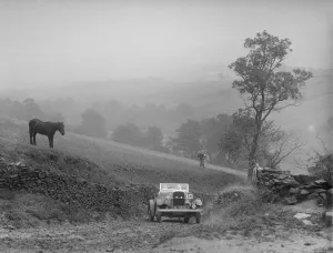 Clarkson Prints: Ford V8 of RKN Clarkson competing in the MCC Sporting Trial, 1935. Artist: Bill Brunell