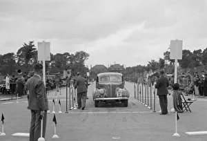 Swac Prints: Ford V8 saloon of Viscountess Chetwynd competing in the South Wales Auto Club Welsh Rally