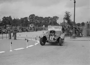 Bend Prints: Ford V8 of TC Wise competing in the South Wales Auto Club Welsh Rally