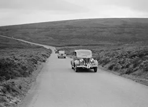 Whalley Prints: Ford V8s of Viscount Chetwynd and J Whalley competing at the MCC Torquay Rally, July 1937